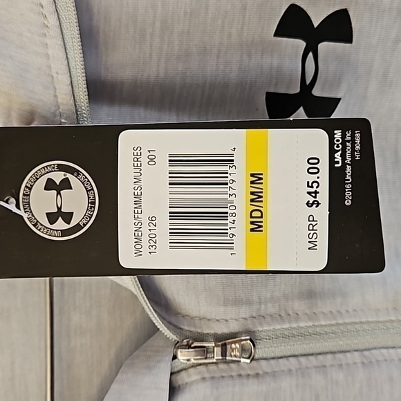 Under Armour Heatgear Loose Training Shirt 1/2 Zip Collar NWT Sz‎ M - Picture 11 of 11